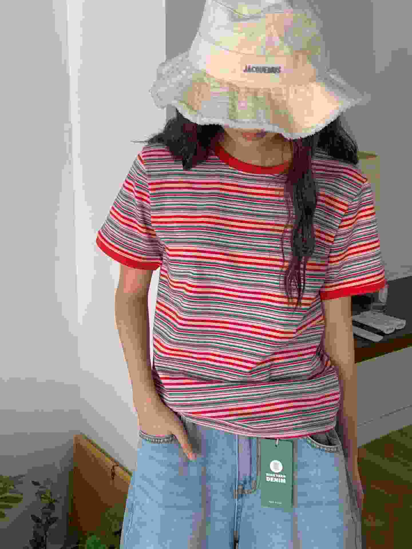 L V C韓國直郵女士新款真品人氣26春夏熱賣職業休閑T恤L_V_CT恤