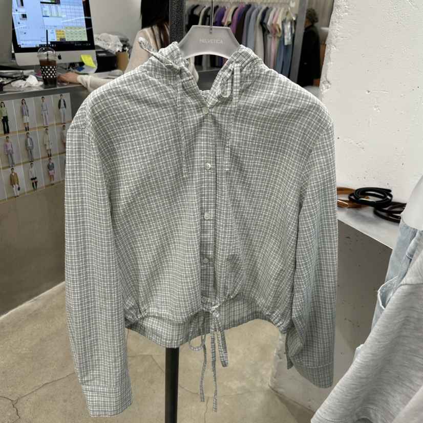 HELVETICA韓國直郵女士新品休閑26春夏熱賣推薦襯衫蕾絲衫HELVETICA襯衫/蕾絲衫