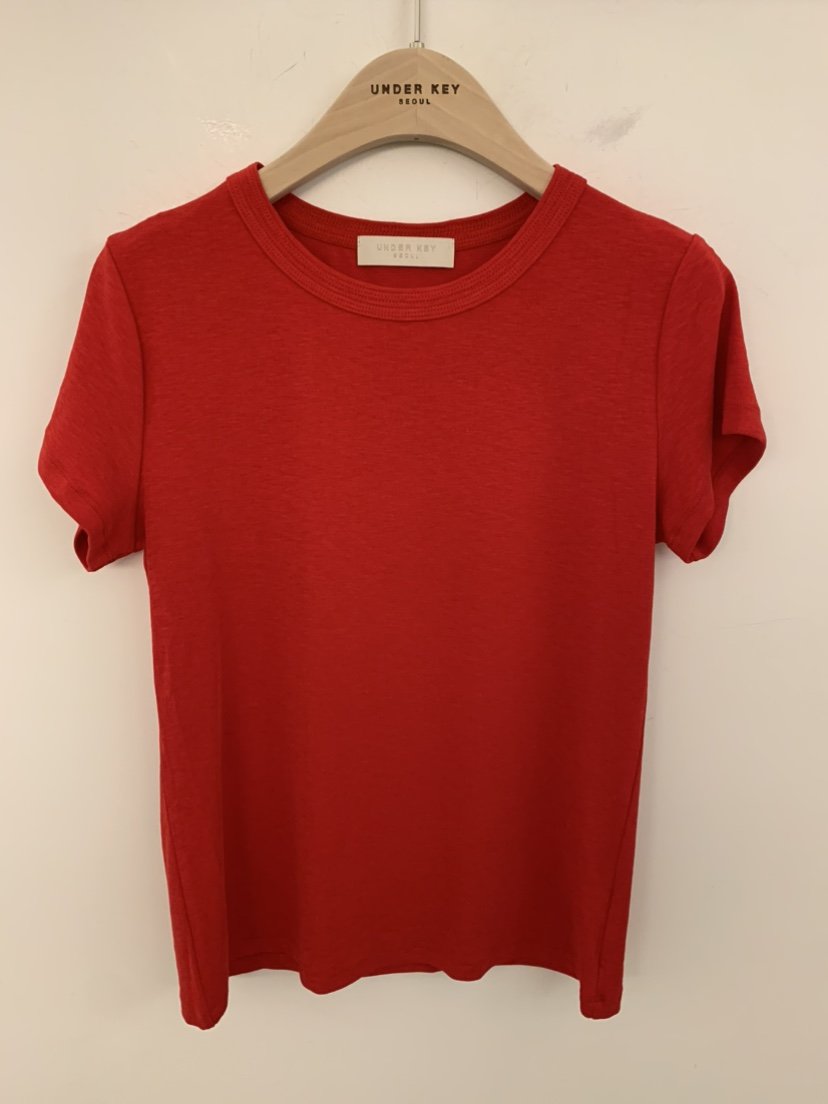 UNDER KEY韓國直郵實拍女士新品推薦26春夏時尚T恤莫代爾UNDER KEYT恤