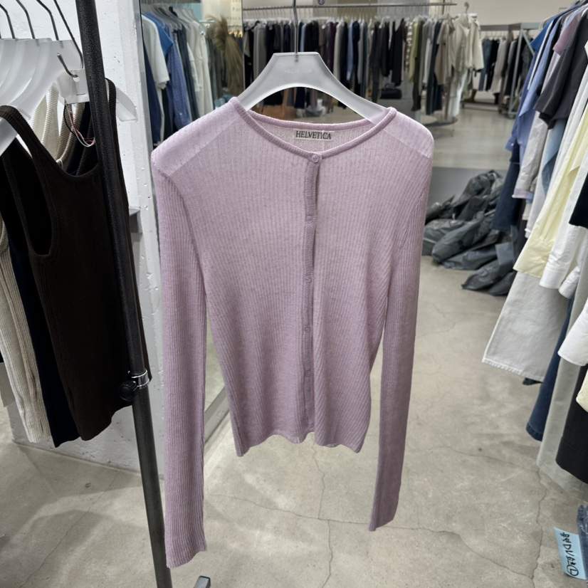 HELVETICA韓國直郵實拍女裝新品人氣熱賣26春夏針織衫亞麻布HELVETICA針織衫