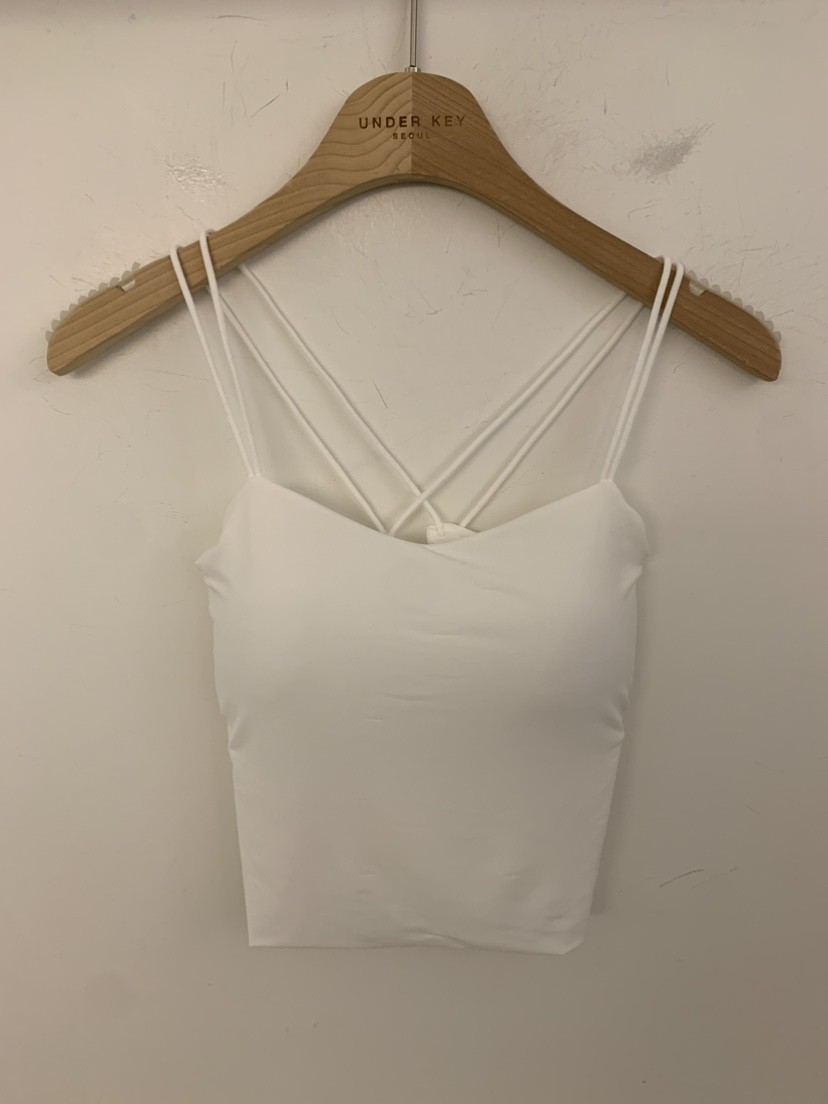 UNDER KEY韓國東大門直郵女裝新款職業休閑吊帶背心雙排扣UNDER KEY吊帶/背心