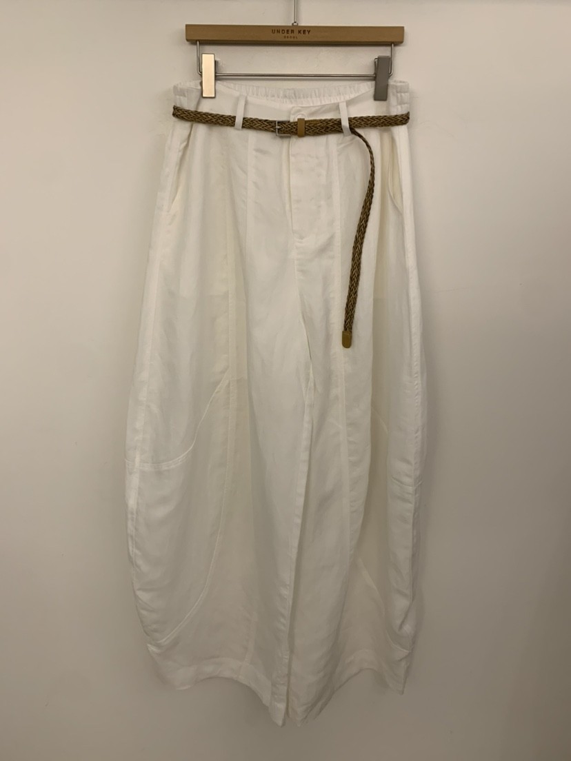 UNDER KEY韓國東大門直郵女士新品熱賣時尚休閑褲含腰帶UNDER KEY休閑褲