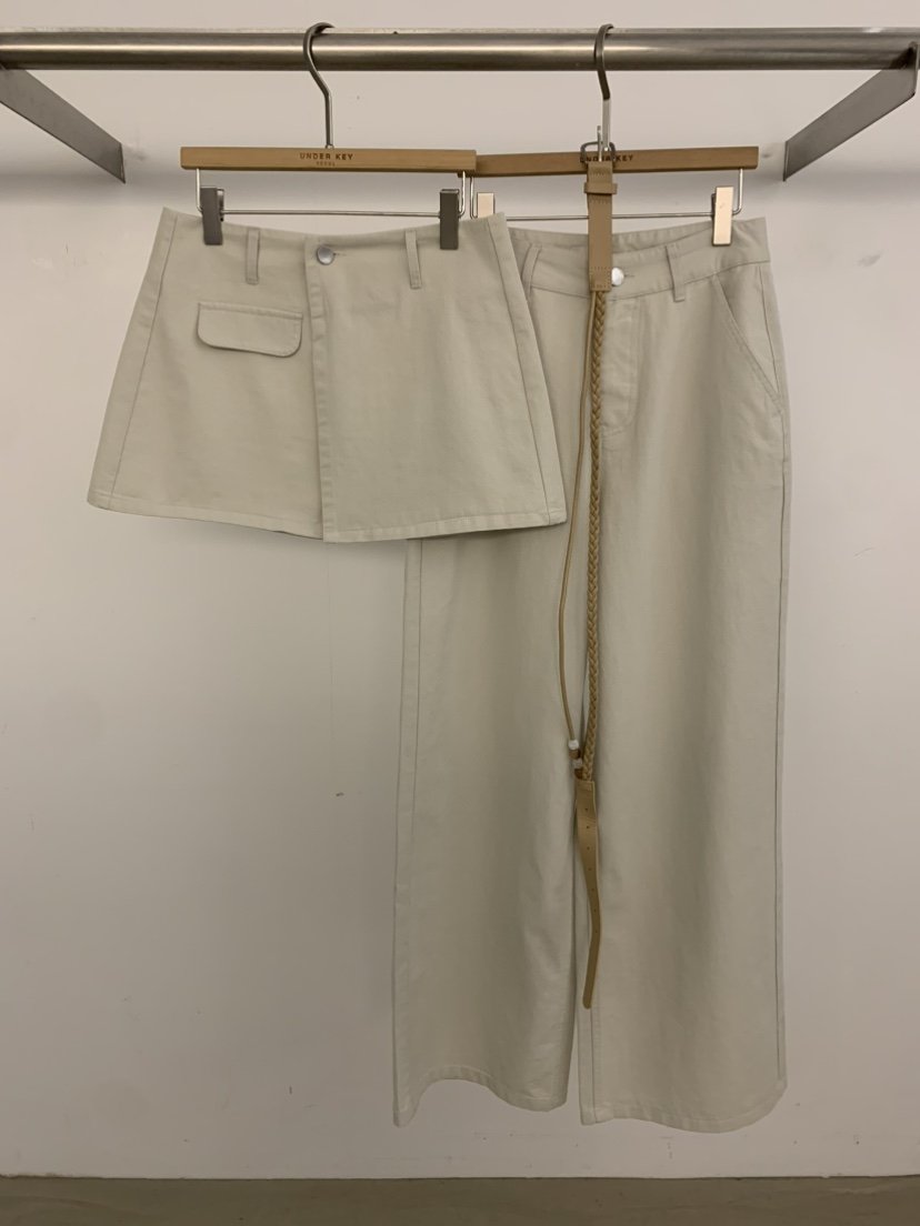 UNDER KEY韓國東大門直郵女士新款休閑時尚熱賣套裝含腰帶UNDER KEY套裝