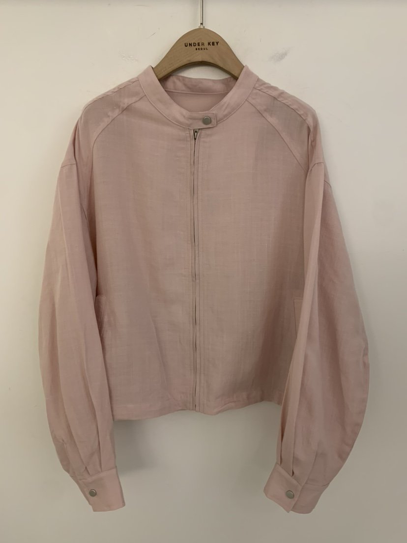 UNDER KEY韓國東大門代購女士新款休閑人氣時尚夾克亞麻布UNDER KEY夾克