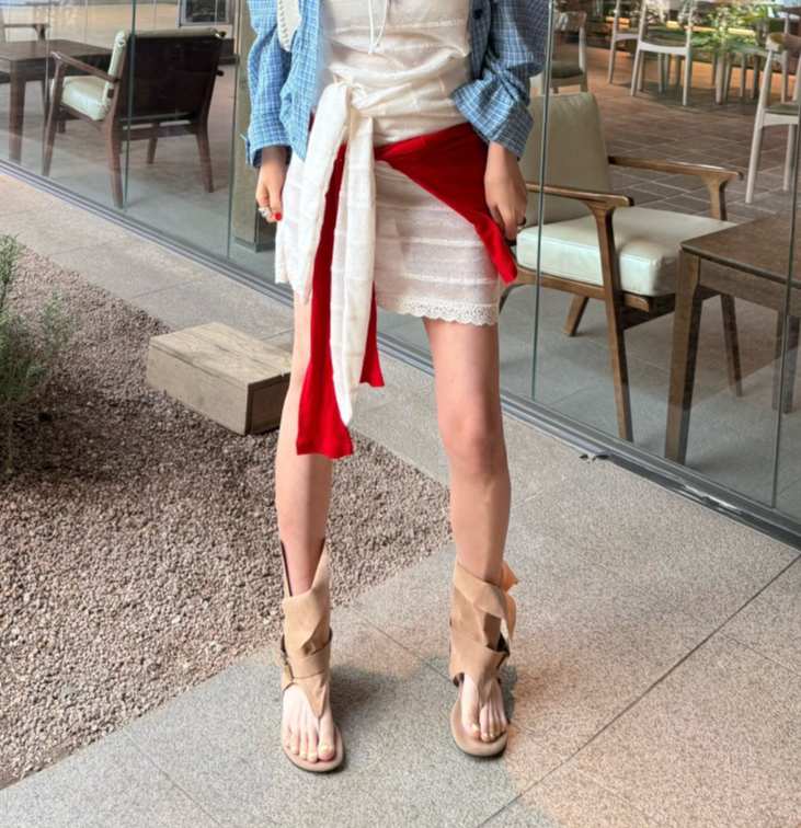 DENVER韓國直郵實拍女裝新品推薦人氣職業26春夏短裙不含屁簾DENVER短裙