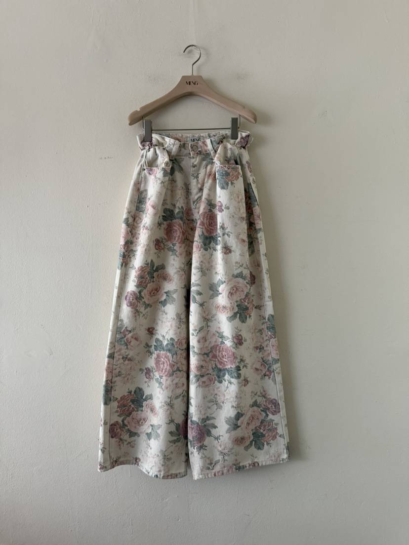 MENG韓國代購女士新品人氣熱賣26春夏職業推薦休閑褲復古MENG休閑褲