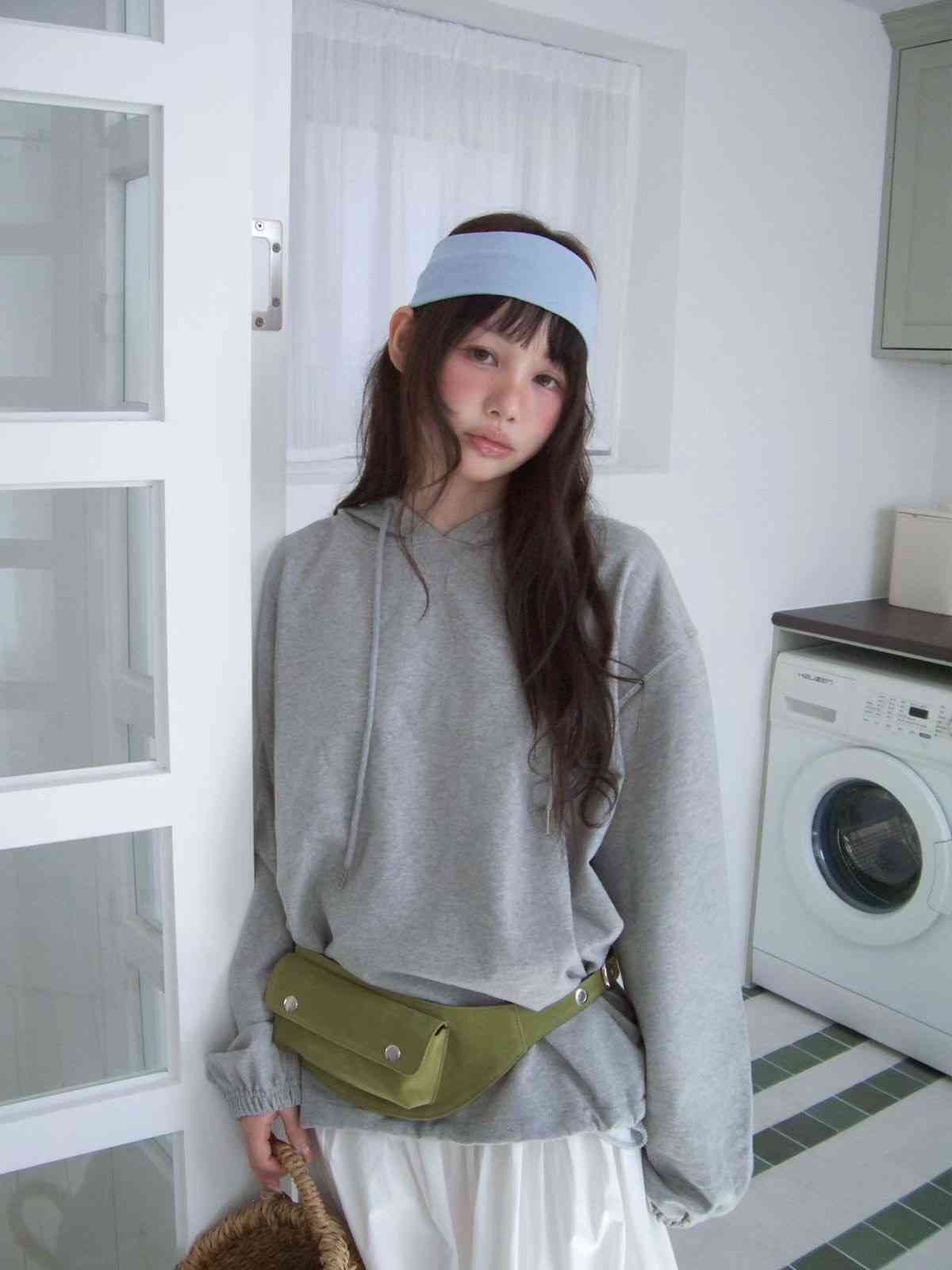 PEETS韓國直郵實拍女士新品時尚推薦熱賣休閑衛衣不含腰包PEETS衛衣