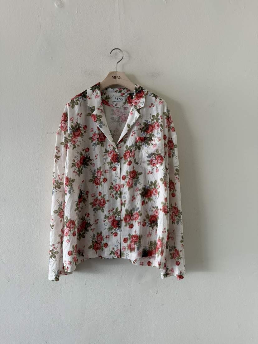 MENG韓國東大門直郵女士新款人氣26春夏熱賣襯衫蕾絲衫套裝MENG襯衫/蕾絲衫