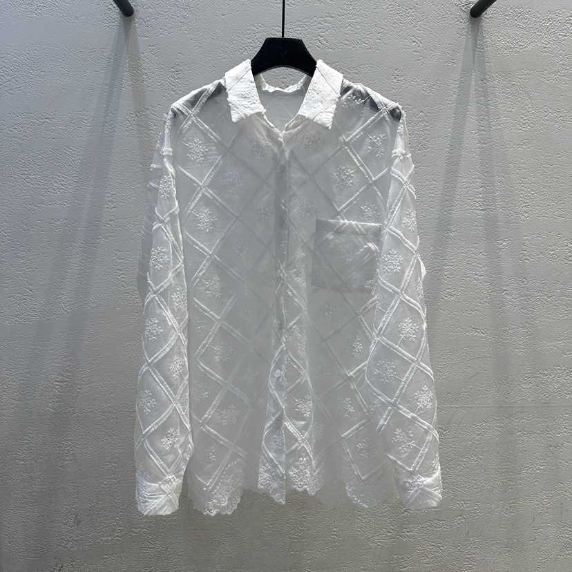 TRIPLE SEVEN韓國代購女裝新款職業休閑推薦襯衫蕾絲衫刺繡TRIPLE SEVEN襯衫/蕾絲衫