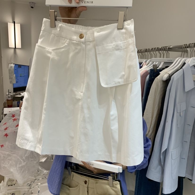 VENIR-a韓國直郵實拍女士新品人氣熱賣26春夏推薦短裙口袋VENIR-a短裙