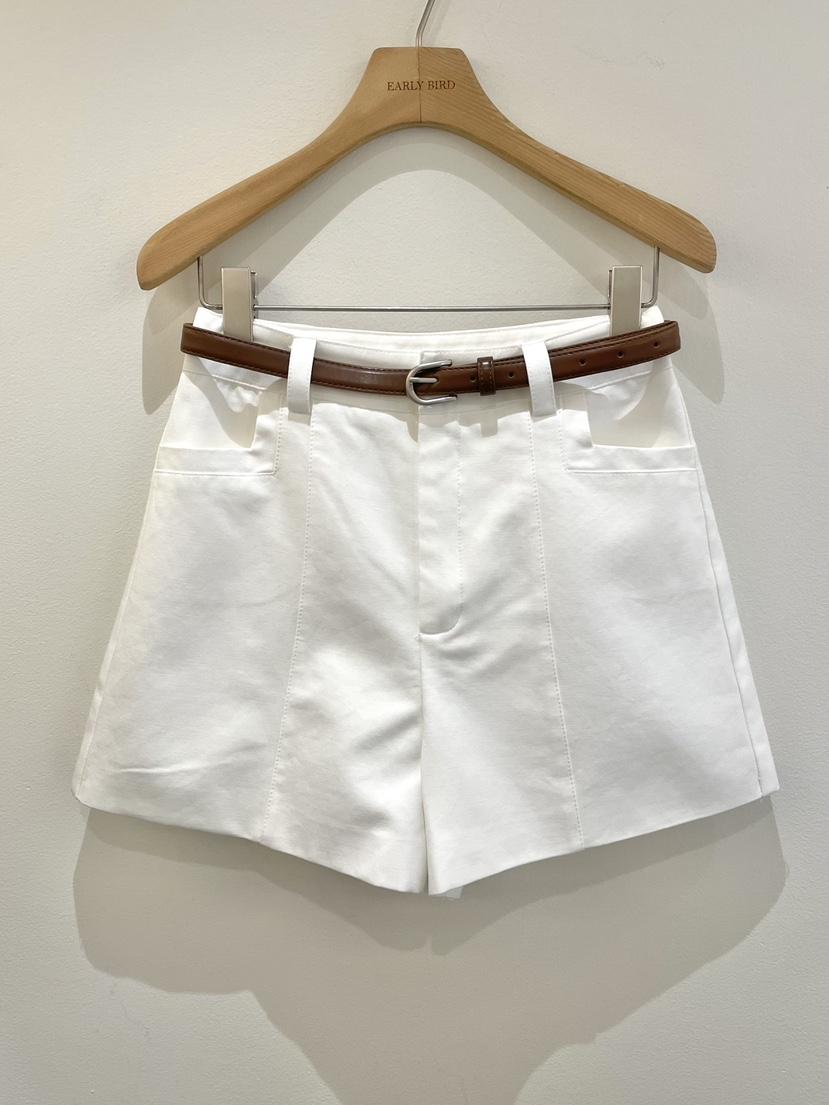 OBSESS韓國直郵實拍女裝新款26春夏休閑人氣職業短褲含腰帶OBSESS/EARLY BIRD短褲