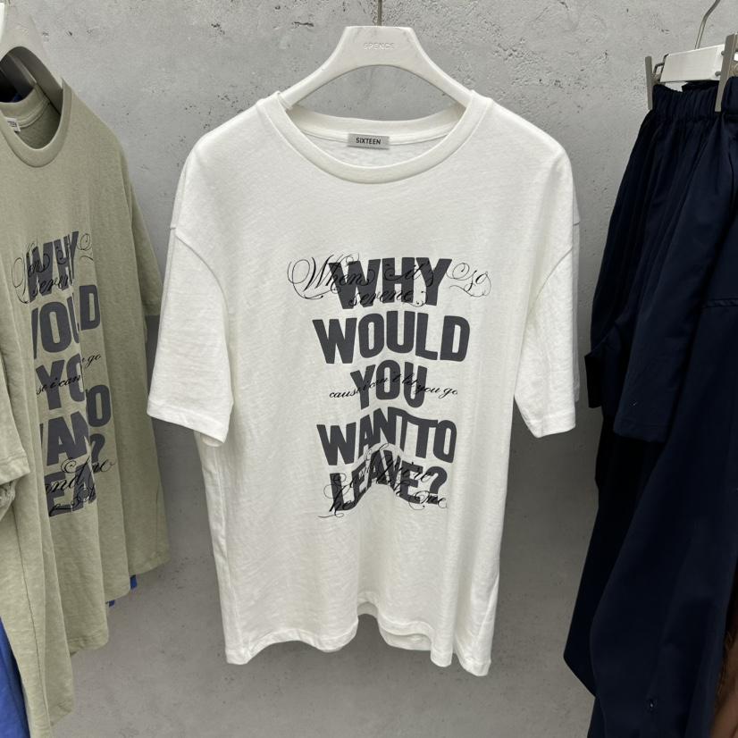 SIXTEEN韓國代購女裝新款熱賣休閑人氣時尚26春夏推薦T恤SIXTEENT恤