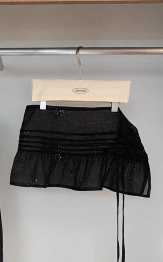 ONE MONE韓國直郵實拍女士新品26春夏休閑職業熱賣時尚短裙ONE MONE短裙