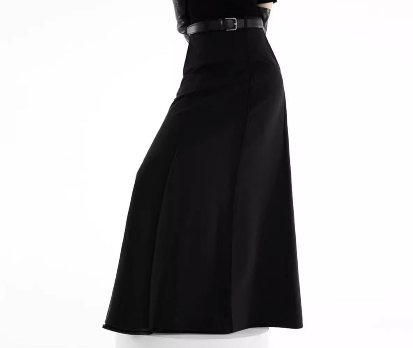 PAPERMOON韓國直郵女士新品職業人氣推薦時尚長裙不含腰帶paper moon長裙