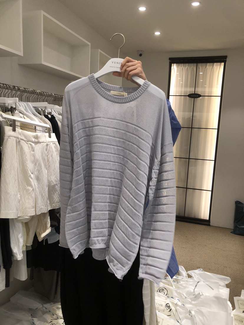 VENIR-a韓國東大門直郵女士新品休閑熱賣26春夏職業針織衫VENIR-a針織衫