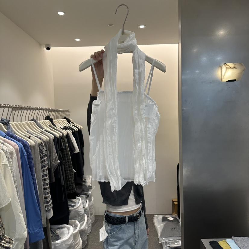 ALTER韓國代購女裝新款熱賣26春夏時尚人氣吊帶背心不含圍巾Alter吊帶/背心