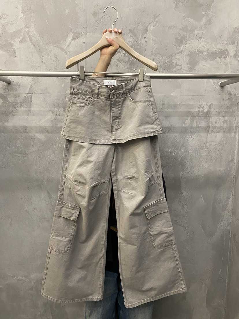 THE VETIVER-A韓國東大門直郵女士新品26春夏裙褲工裝褲VETIVER裙褲