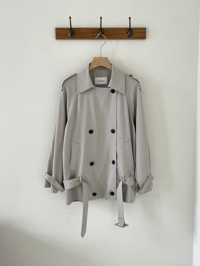 3 ANOTHER韓國代購女裝新款推薦時尚人氣夾克含腰帶短款3 ANOTHER夾克