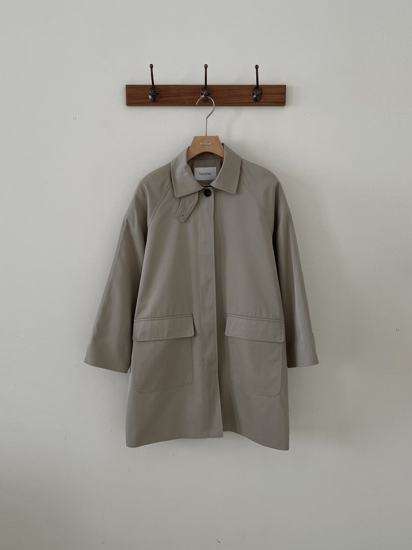 3 ANOTHER韓國直郵女裝新品熱賣職業26春夏休閑長款風衣3 ANOTHER長款風衣