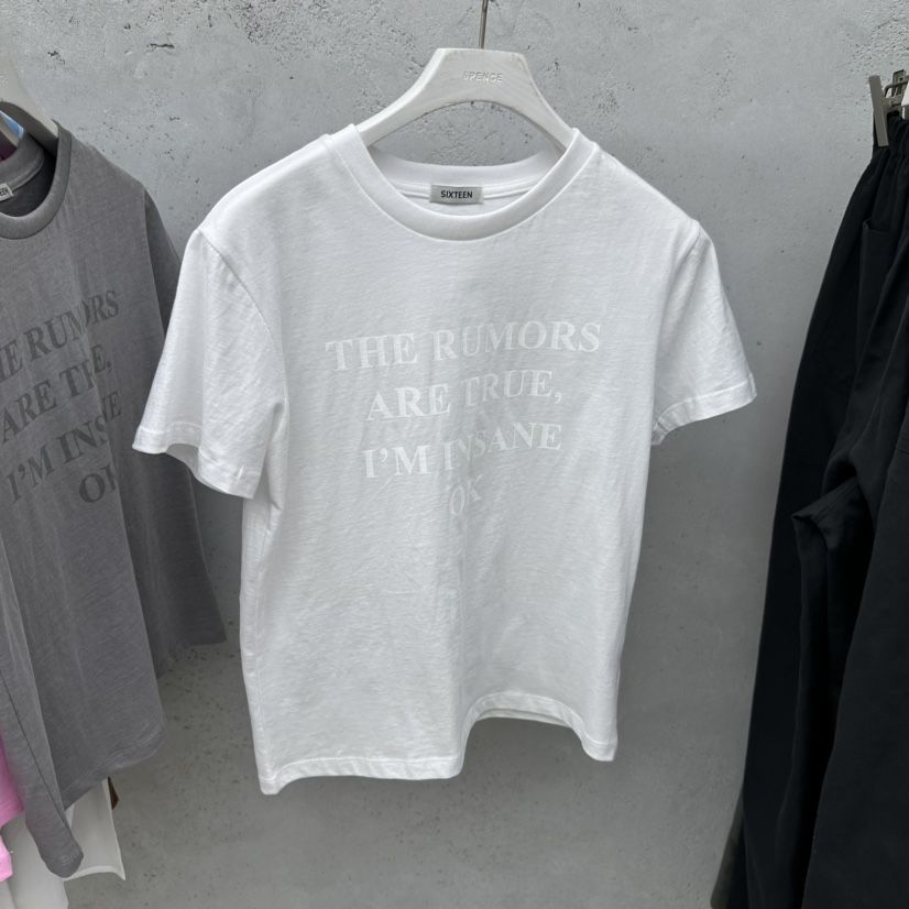 SIXTEEN韓國直郵實拍女裝新品人氣職業休閑推薦26春夏T恤SIXTEENT恤