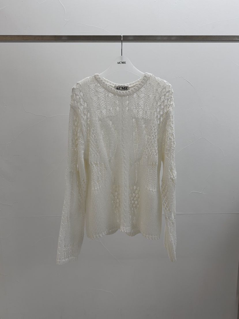 ACME韓國東大門代購女士新款職業26春夏熱賣針織衫鉤針編織ACME針織衫