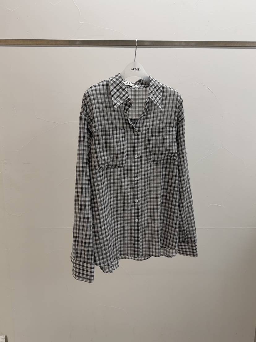 ACME韓國東大門代購女士新款26春夏人氣職業推薦襯衫蕾絲衫ACME襯衫/蕾絲衫