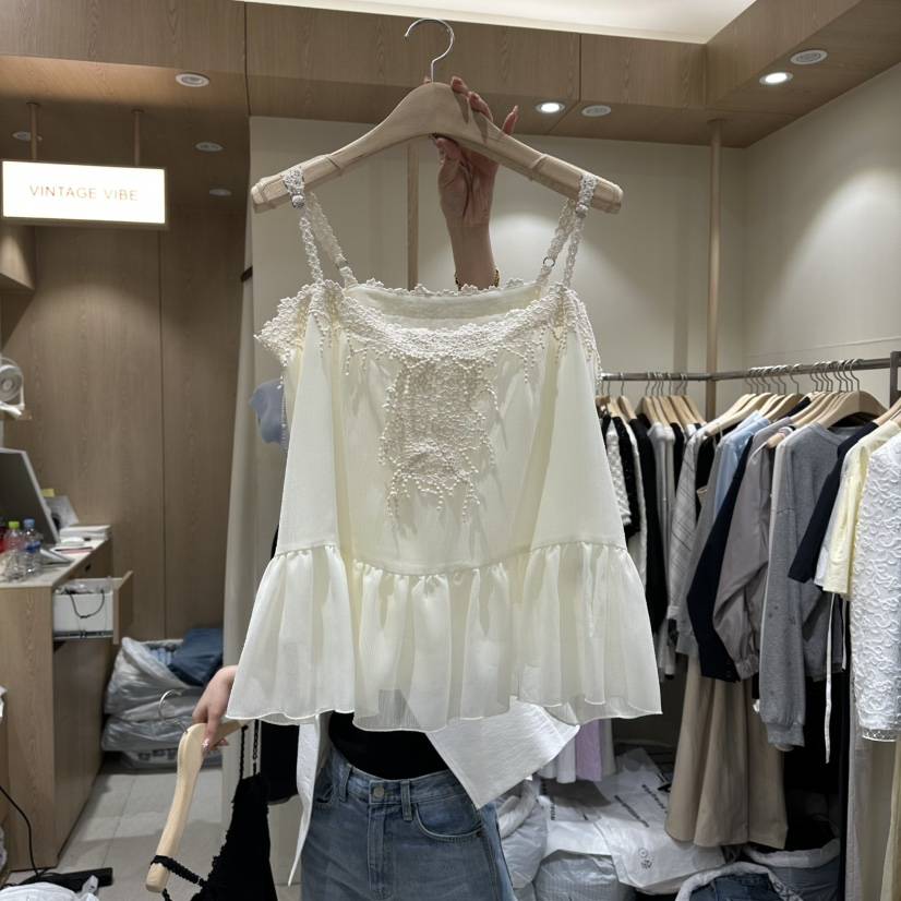 VINTAGE VIBE韓國直郵實拍女裝新款職業人氣熱賣吊帶背心VINTAGE VIBE吊帶/背心