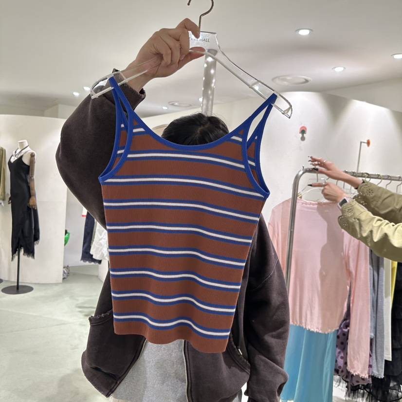 JERRY HALL-P韓國直郵實拍女士新款推薦休閑職業吊帶背心JERRY HALL吊帶/背心