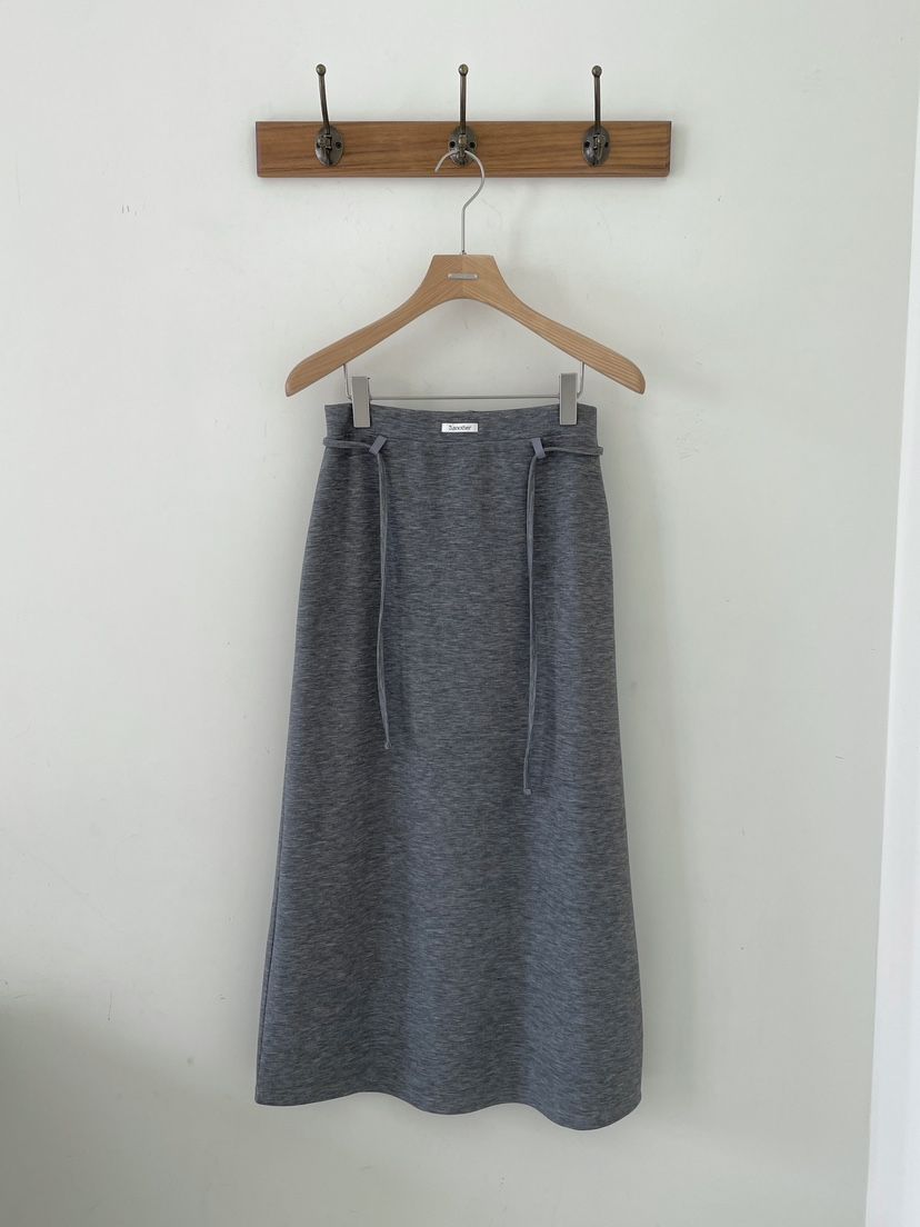 3 ANOTHER韓國直郵實拍女士新品職業休閑26春夏長裙含腰繩3 ANOTHER長裙