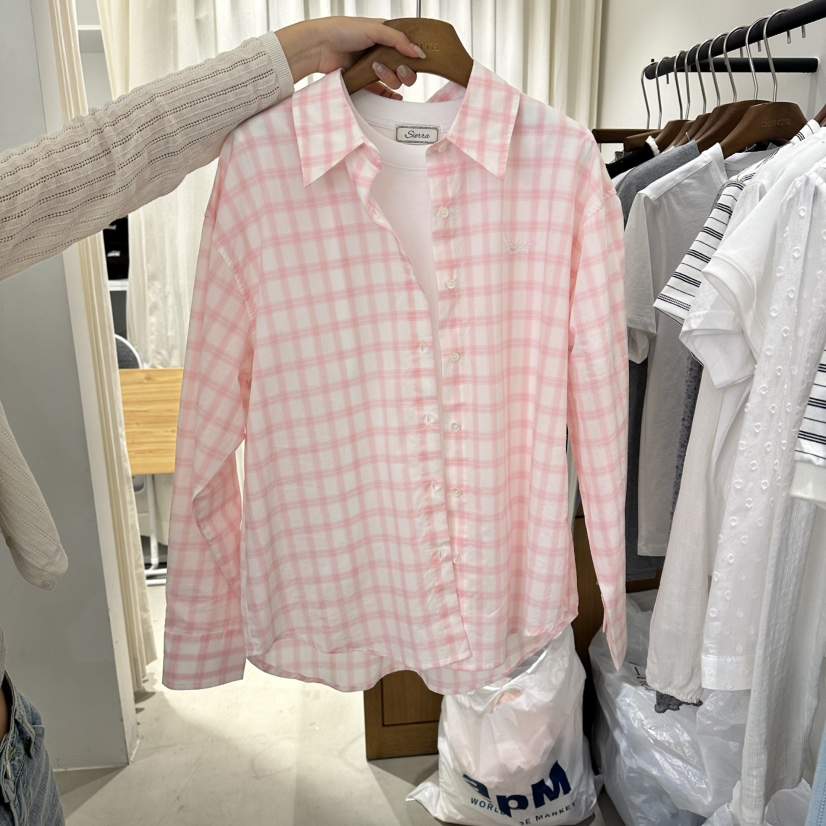 SIERRA韓國代購女裝新品推薦26春夏休閑職業熱賣襯衫蕾絲衫SIERRA襯衫/蕾絲衫