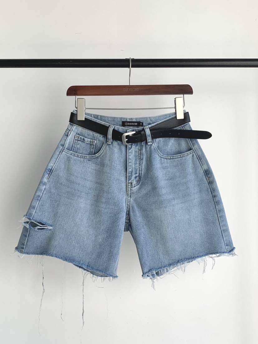 DAVICHI/D.SECOND韓國東大門直郵女裝新款26春夏短褲含隨機腰帶DAVICHI/D.SECOND短褲