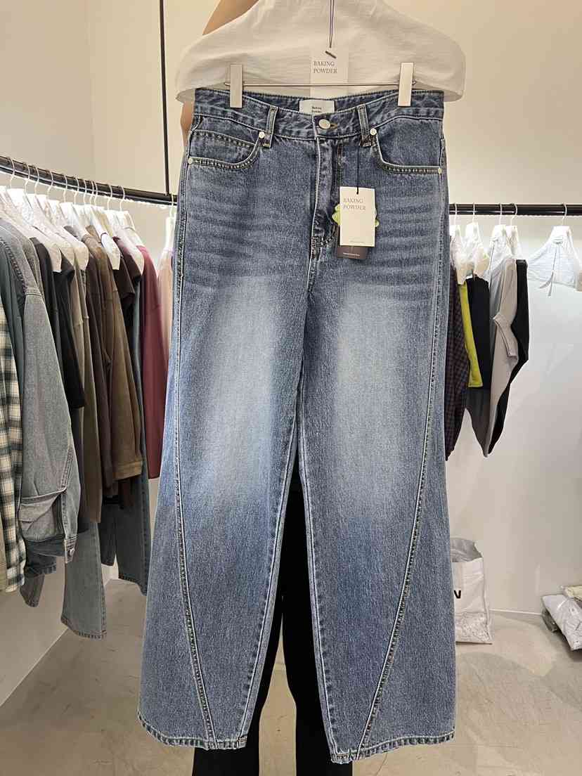 BAKING POWDER韓國東大門直郵女士新品休閑職業推薦牛仔褲BAKING POWDER牛仔褲