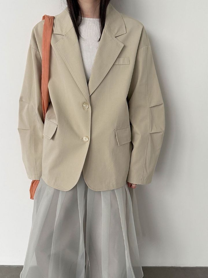 STAY HERE韓國代購女裝新品熱賣時尚休閑職業人氣26春夏夾克STAY HERE夾克