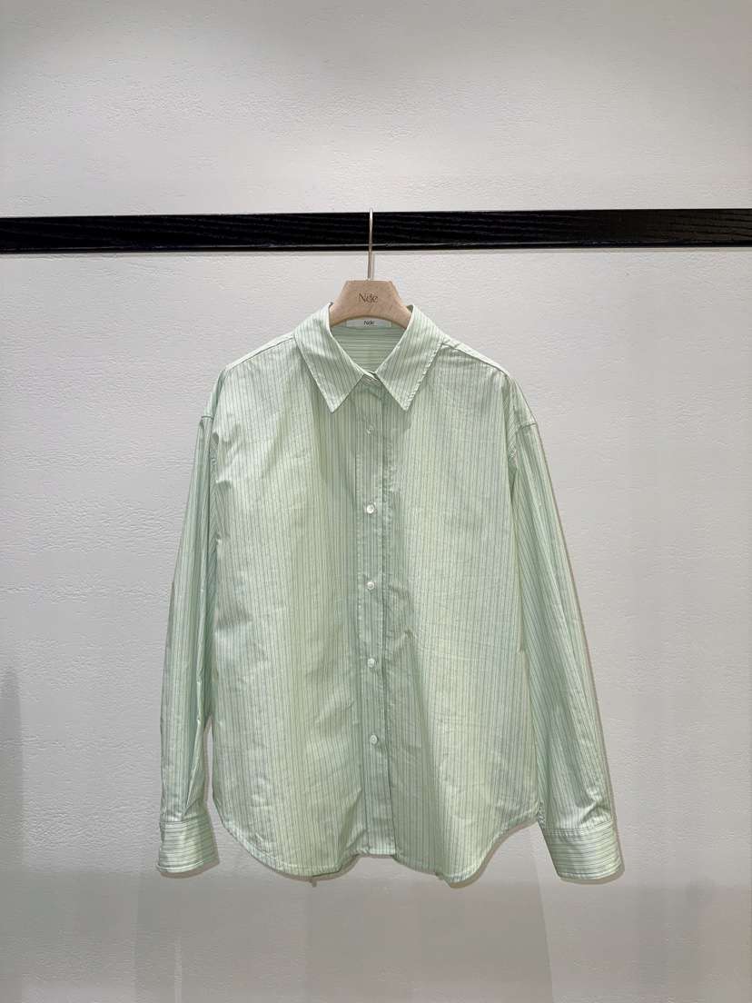 NDE韓國代購女士新款推薦休閑時尚襯衫蕾絲衫不含內搭高領BOHEME_NDE襯衫/蕾絲衫