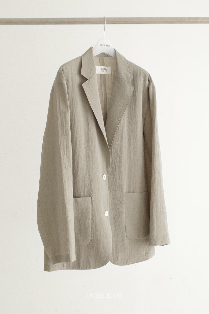 OVER RICH韓國直郵實拍女裝新款職業26春夏推薦休閑夾克OVER RICH夾克