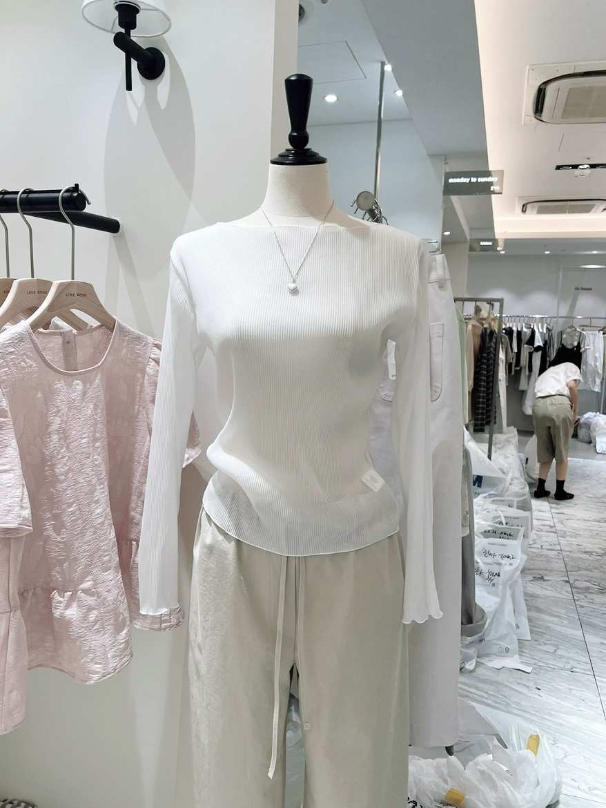 LOVE ROSIE韓國東大門直郵女士新款時尚職業襯衫蕾絲衫褶皺LOVE ROSIE襯衫/蕾絲衫