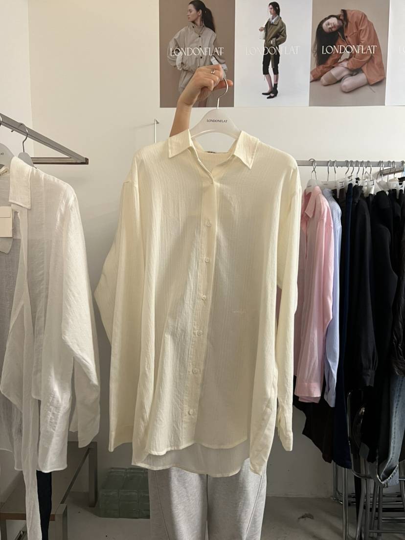 LONDON FLAT韓國東大門直郵女士新款時尚推薦襯衫蕾絲衫LONDON FLAT襯衫/蕾絲衫