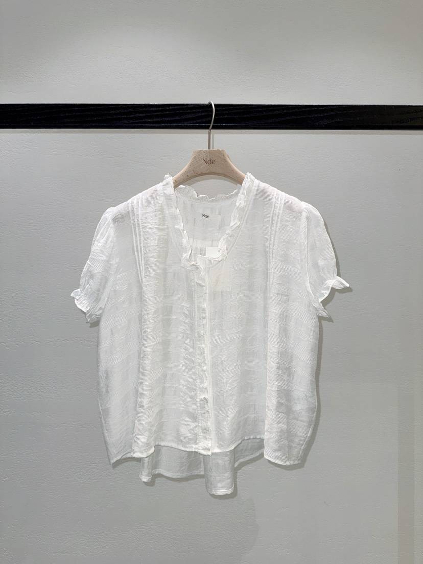 NDE韓國東大門代購女裝新品時尚休閑熱賣26春夏襯衫蕾絲衫BOHEME_NDE襯衫/蕾絲衫