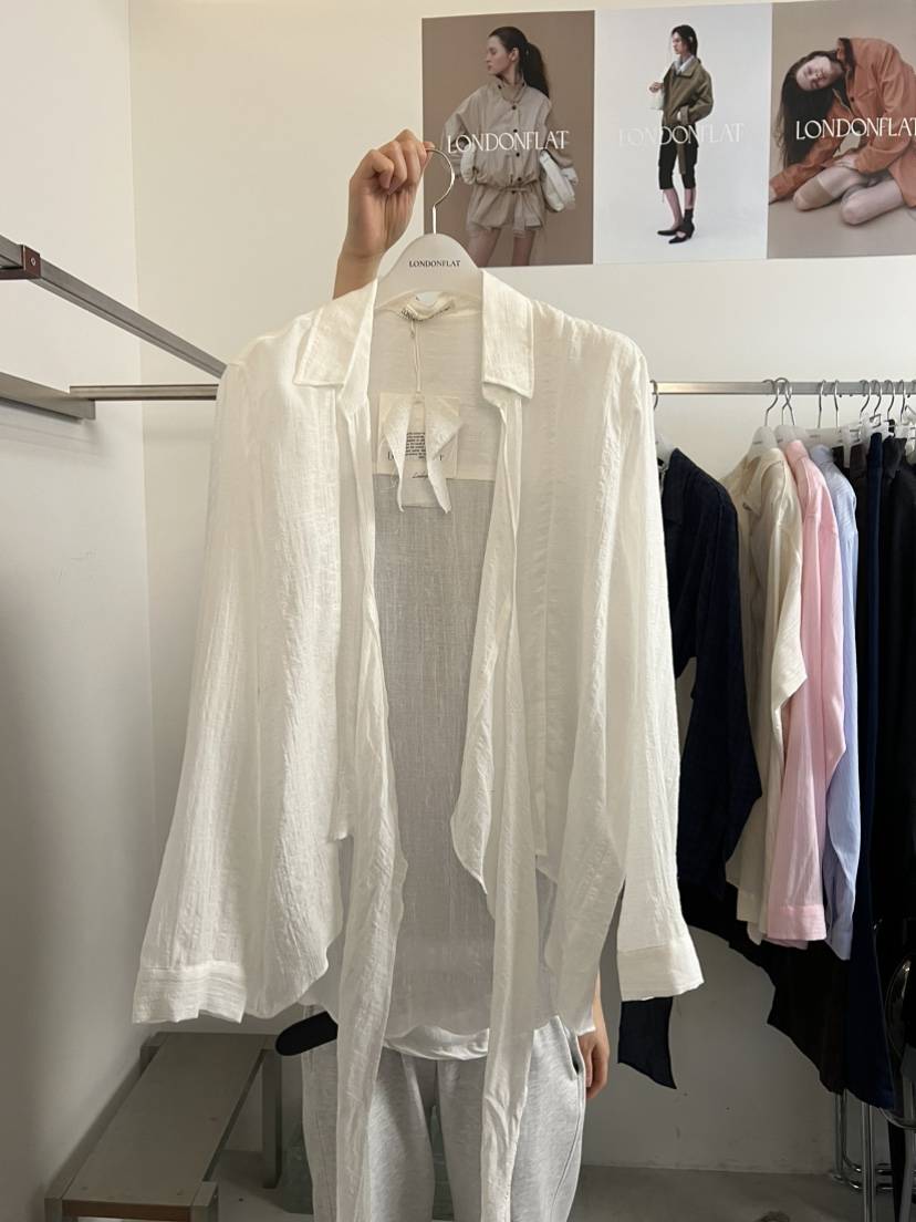 LONDON FLAT韓國直郵女裝新品熱賣職業人氣26春夏襯衫蕾絲衫LONDON FLAT襯衫/蕾絲衫
