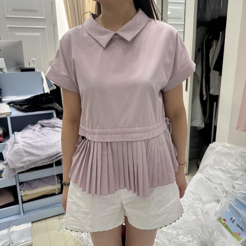 OURMOMENT韓國代購女裝新品時尚26春夏職業人氣襯衫蕾絲衫OURMOMENT襯衫/蕾絲衫