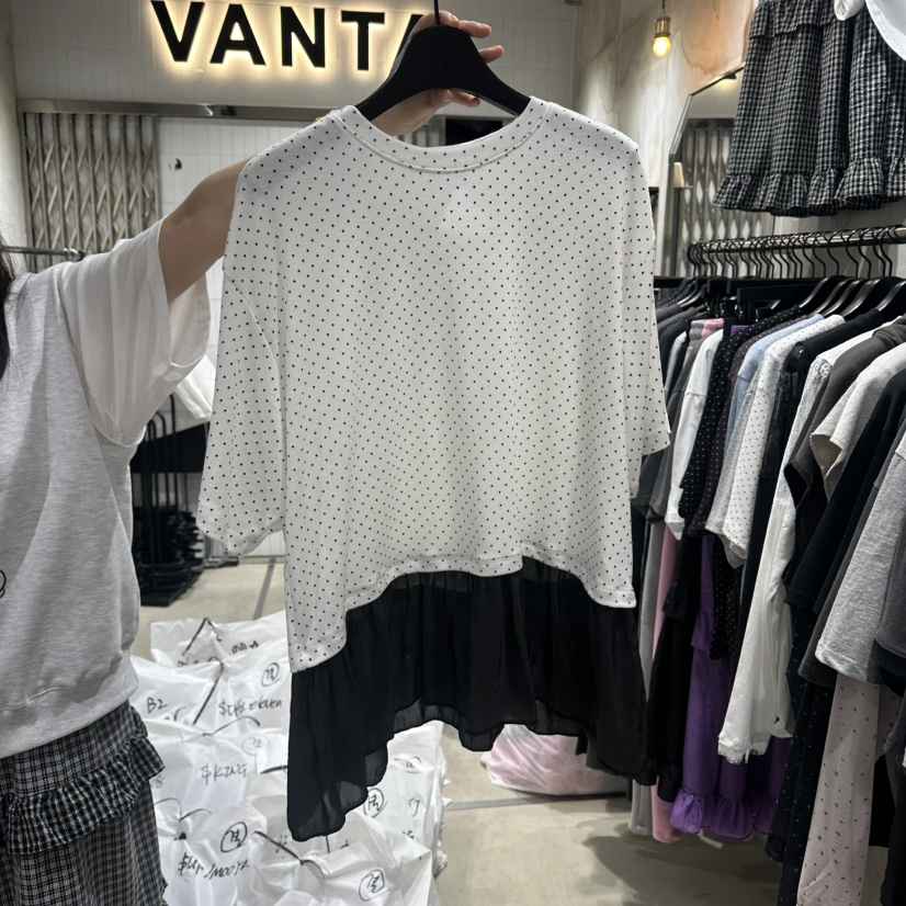 VANTA韓國東大門直郵女士新品推薦時尚人氣熱賣職業長袖T恤VANTA長袖T恤