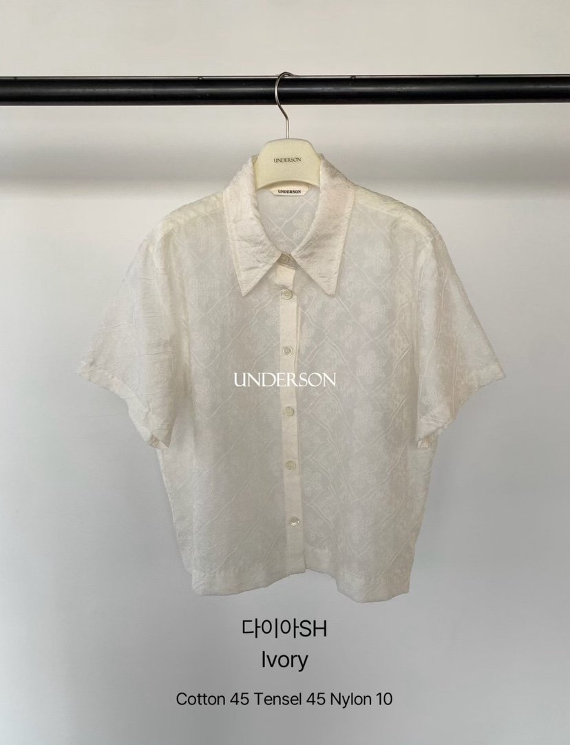 UNDERSON韓國直郵女士新品熱賣推薦職業休閑時尚襯衫蕾絲衫UNDERSON襯衫/蕾絲衫