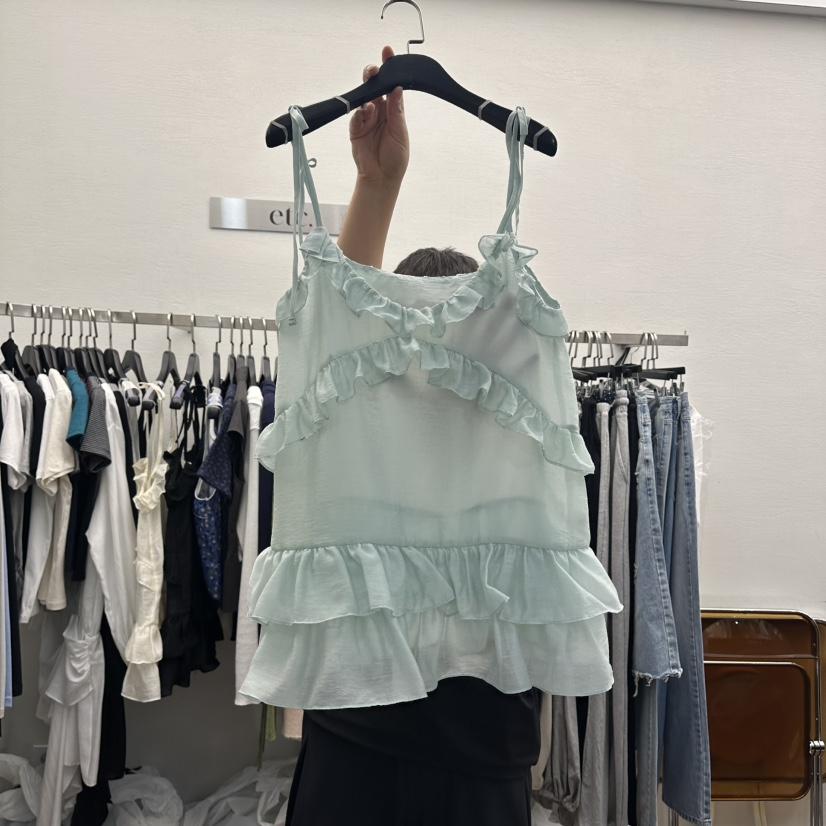 MOANA/ETC韓國直郵實拍女裝新款職業時尚推薦26春夏吊帶背心MOANA/ETC吊帶/背心