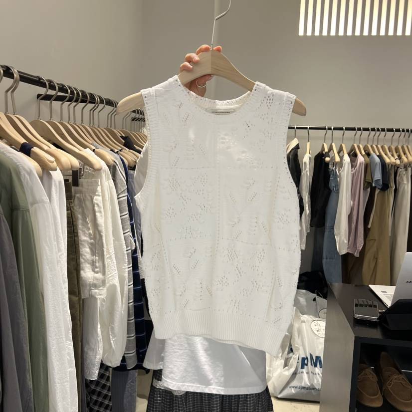 PLATE韓國代購女裝新品職業休閑推薦時尚人氣熱賣吊帶背心PLATE吊帶/背心