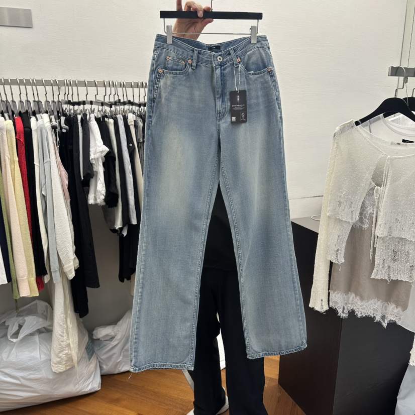 MOANA/ETC韓國代購女裝新品26春夏休閑職業人氣推薦牛仔褲MOANA/ETC牛仔褲