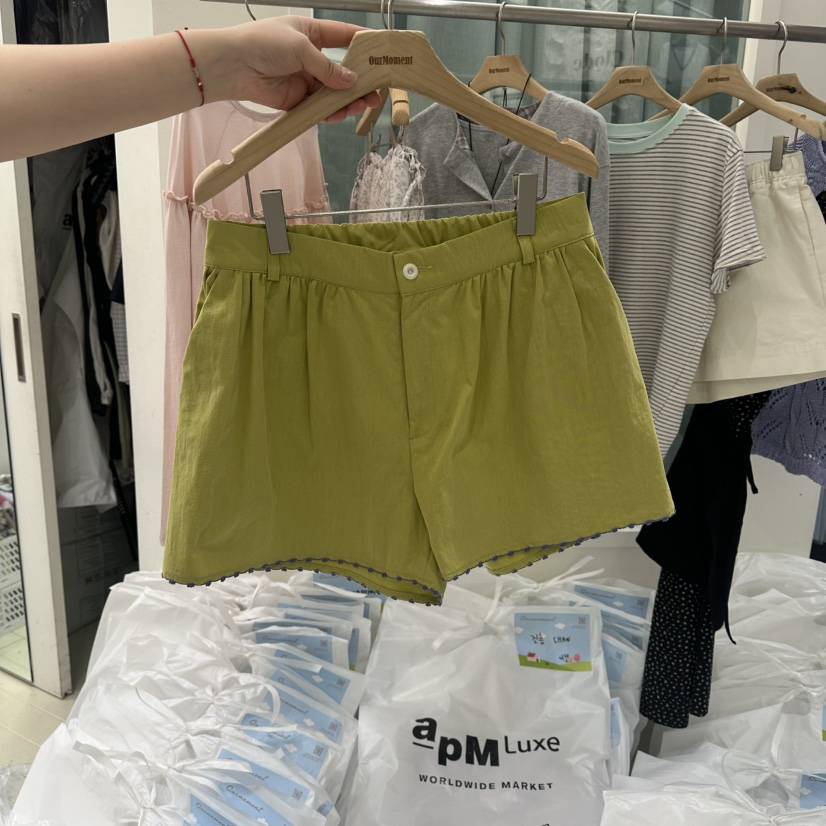 OURMOMENT韓國直郵女士新款時尚推薦人氣休閑26春夏職業短褲OURMOMENT短褲