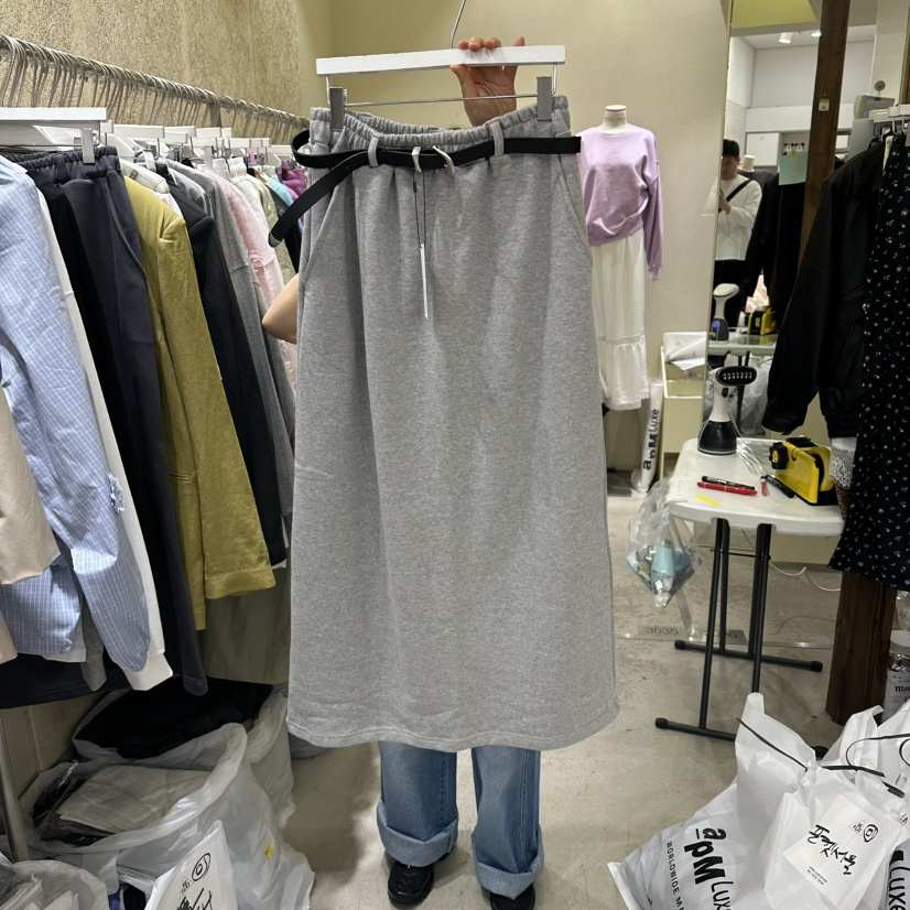 REFLAT韓國代購女裝新品熱賣時尚推薦職業26春夏長裙不含腰帶REFLAT長裙