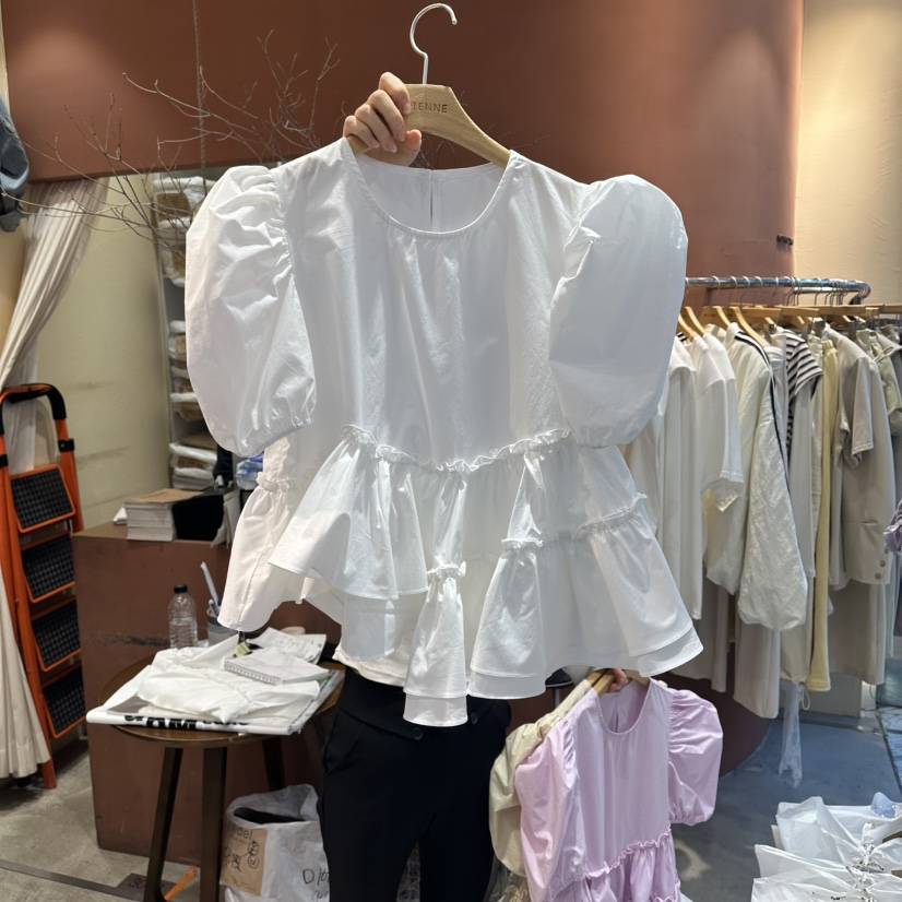 MIENNE韓國直郵女士新品推薦人氣熱賣時尚職業襯衫蕾絲衫MIENNE襯衫/蕾絲衫