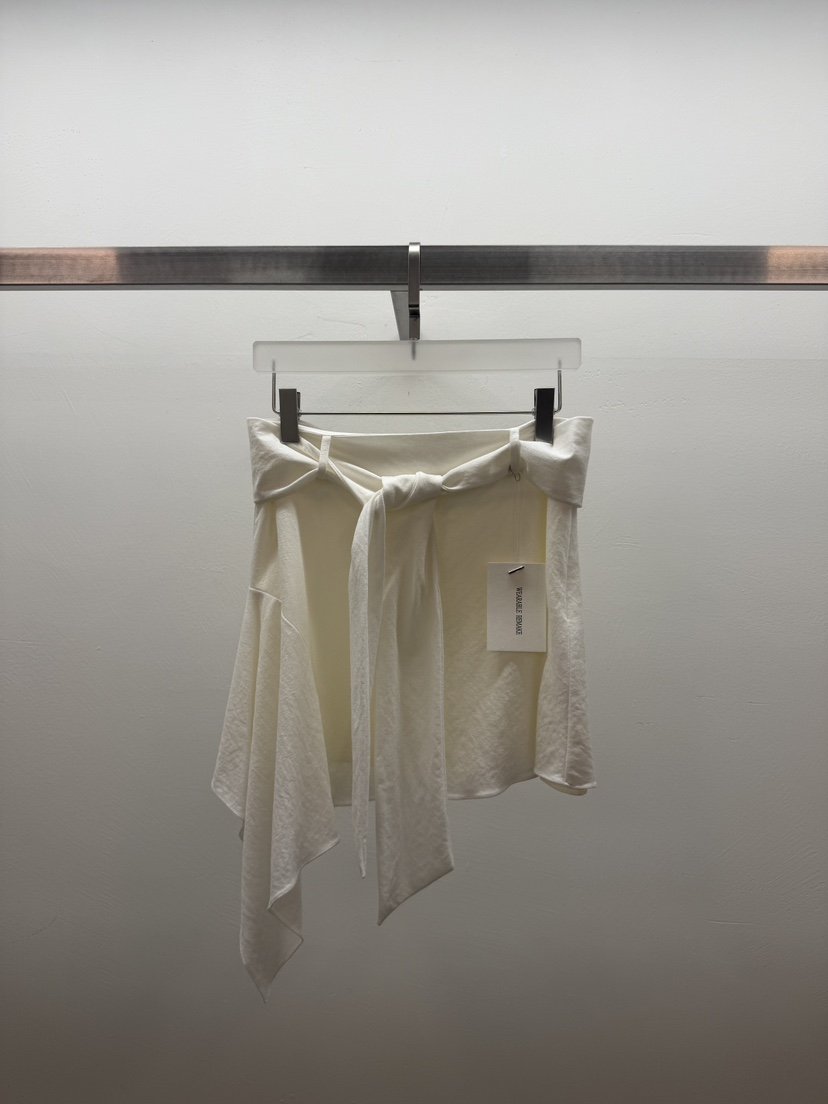 WEARABLE-L韓國代購女士新款休閑人氣時尚26春夏短裙含腰帶WEARABLE短裙