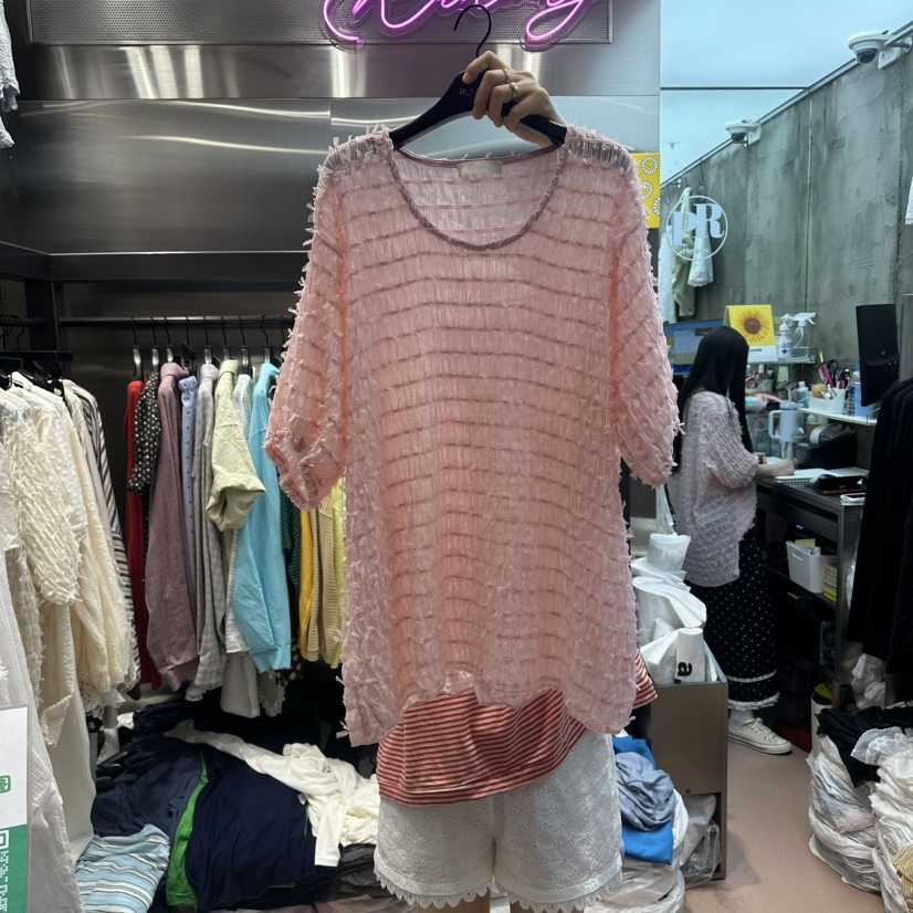 RUNWAY-런웨이韓國直郵女裝新款熱賣26春夏推薦襯衫蕾絲衫RUNWAY襯衫/蕾絲衫